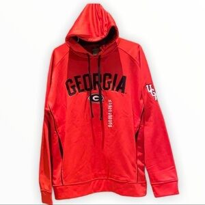 Georgia logo football and so hoodie EGA SZ medium NEW
